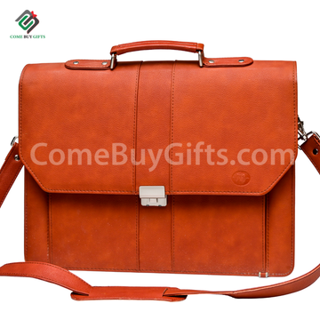 Premium Full-Grain Leather Organiser Bag