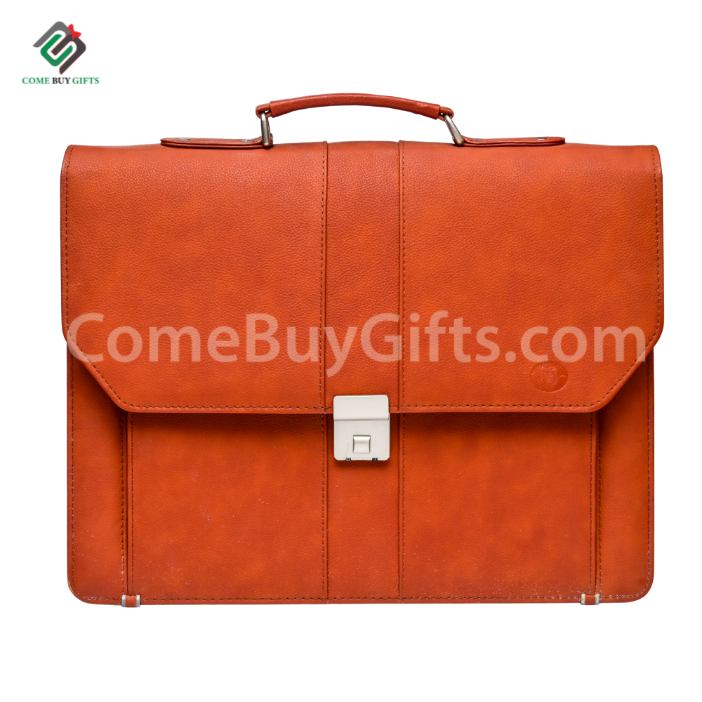 Premium Full-Grain Leather Organiser Bag
