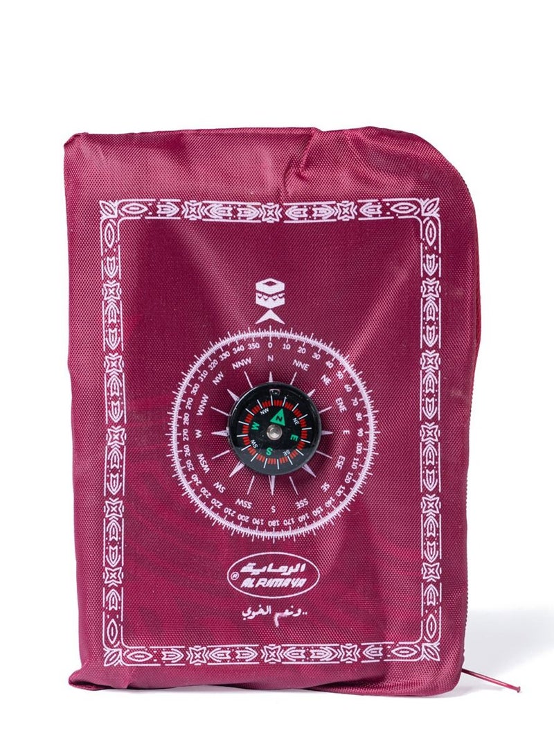 Travelling Prayer mat with Compass/ Pocket Janamaz