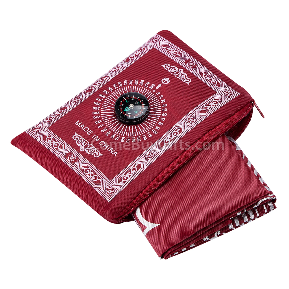 Travelling Prayer mat with Compass/ Pocket Janamaz